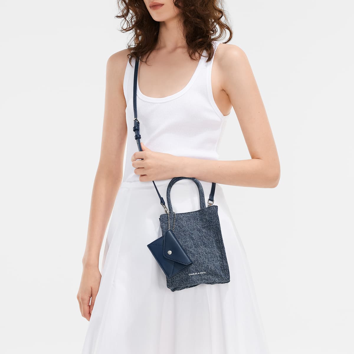 Мини-сумка CHARLESKEITH ck Denim Blue - изображение 4