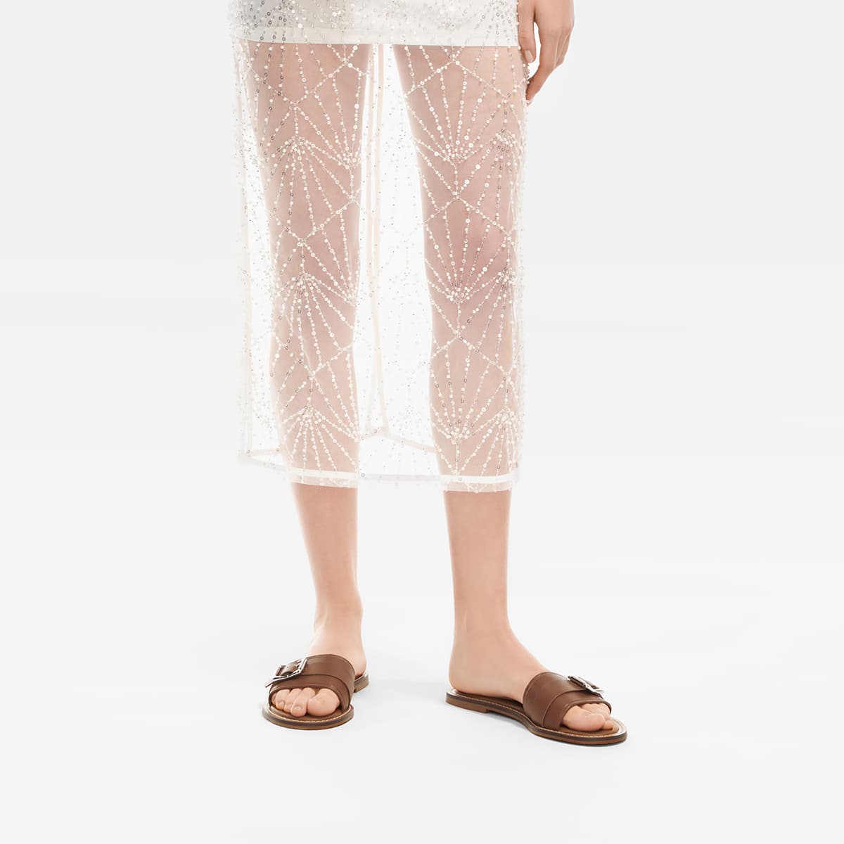 Сандалии CHARLESKEITH ck PU 1.2cm ChalkCARAMEL - изображение 5