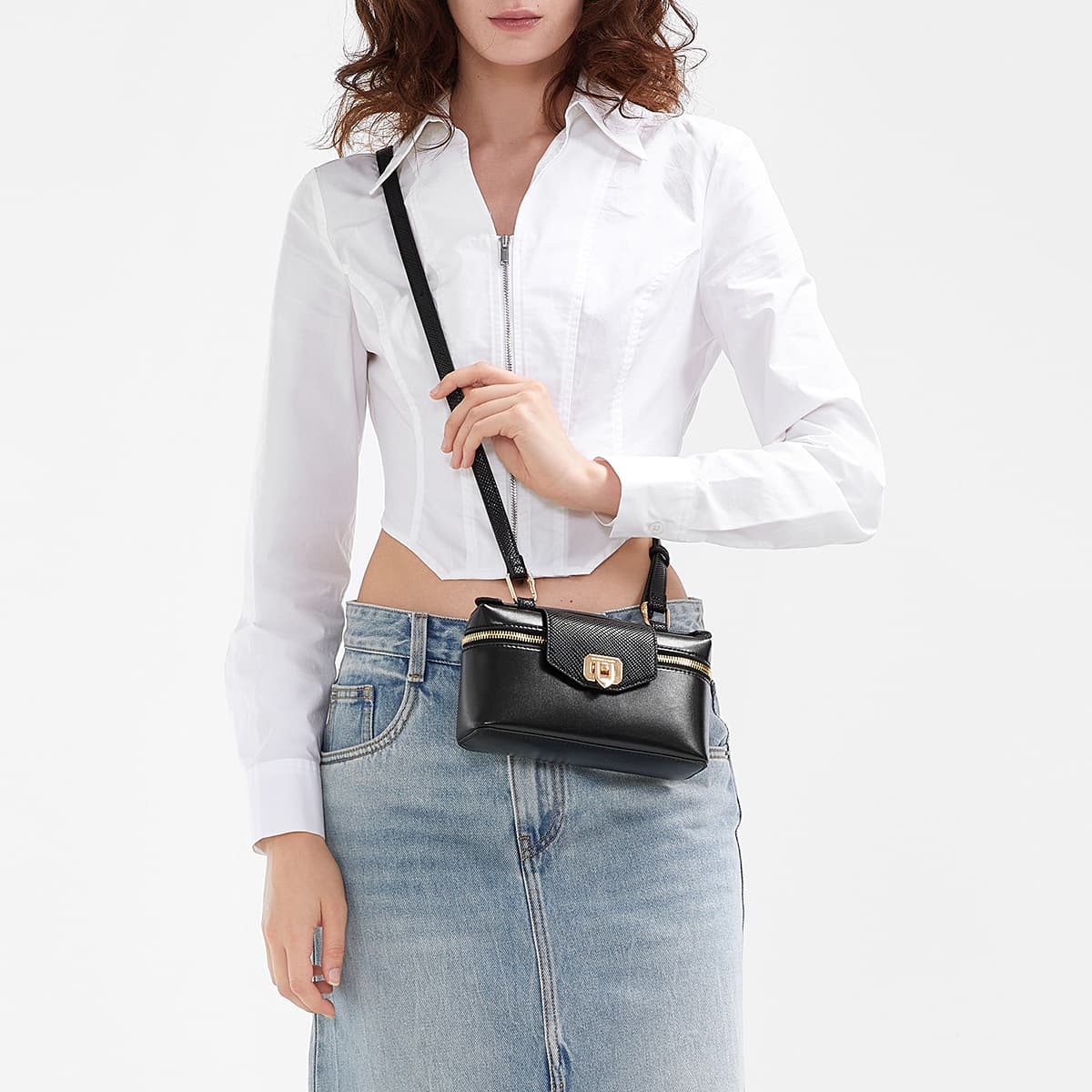 Сумка через плечо CHARLESKEITH ck BeigeBlack - изображение 6