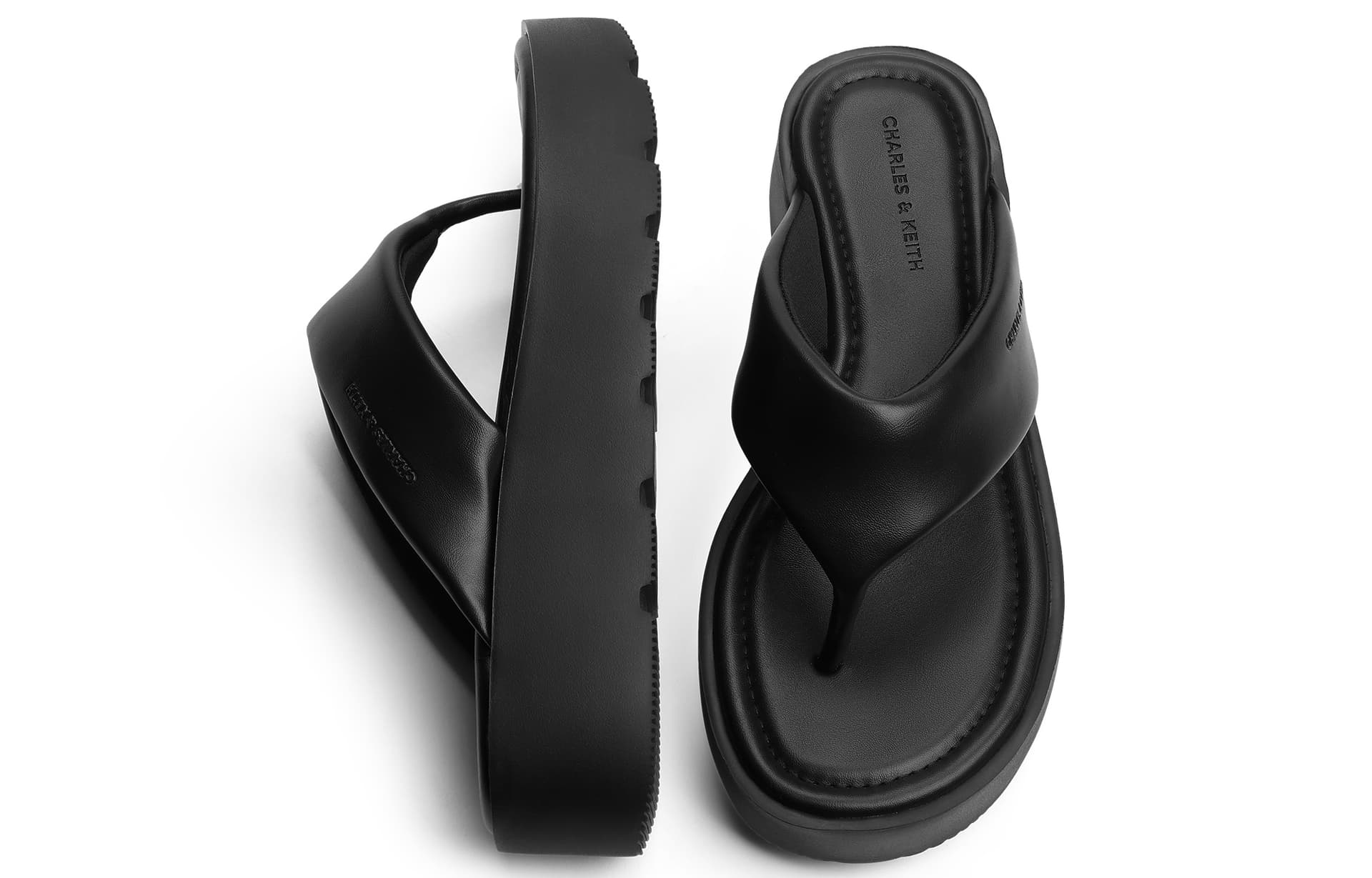Шлёпанцы CHARLES KEITH ЭВА Шлепанцы 4,5 см Женские - изображение 3