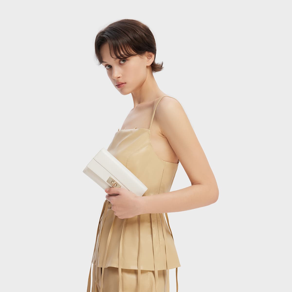 Сумка через плечо CHARLESKEITH ck PU CreamBlack - изображение 5