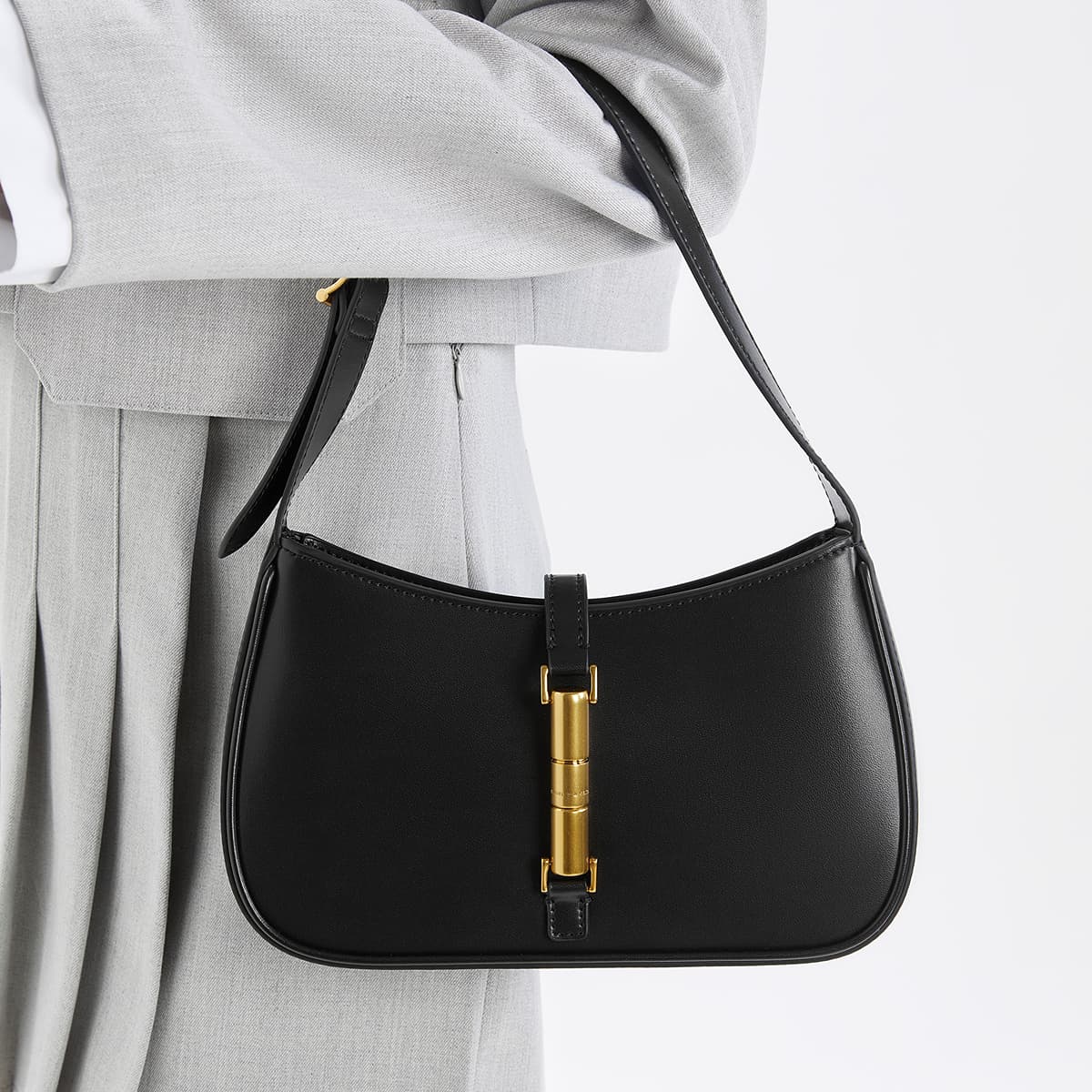 Мини-сумка CHARLESKEITH BlackCream - изображение 5