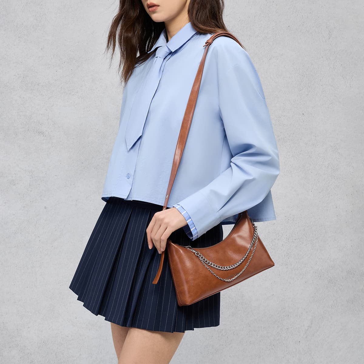 Мини-сумка CHARLES KEITH ПУ (полиуретан) Сумки через плечо Маленький Женские Многоцветный - изображение 5
