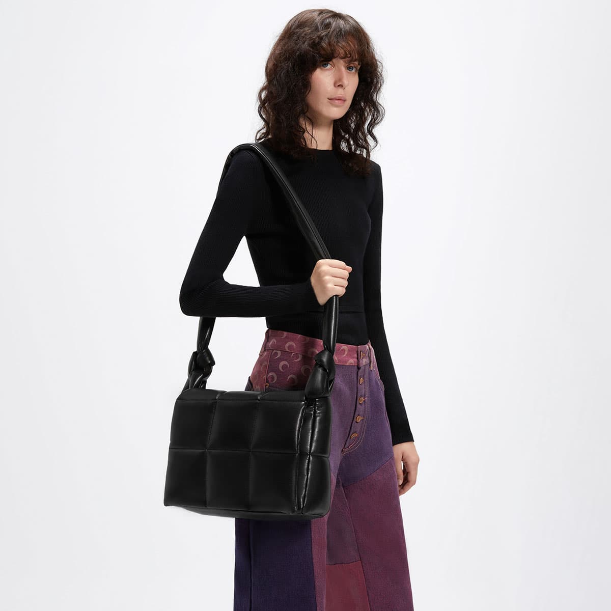 Мини-сумка CHARLESKEITH Jet BlackCream - изображение 4