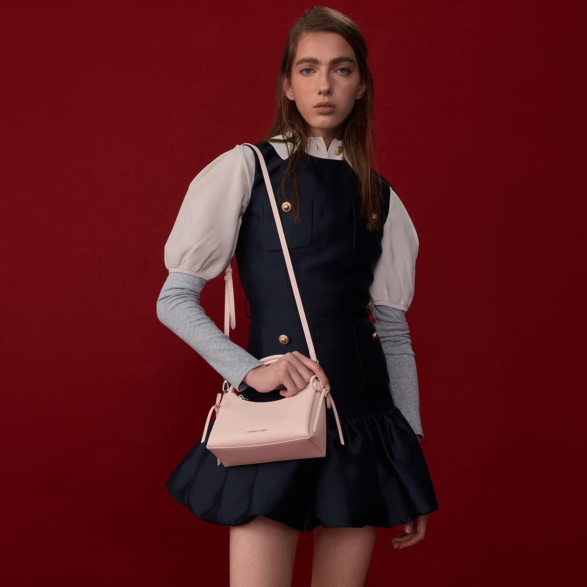 Сумка CHARLES KEITH ПУ (полиуретан) Ручная сумка Сумка через плечо Маленький Женские - изображение 7