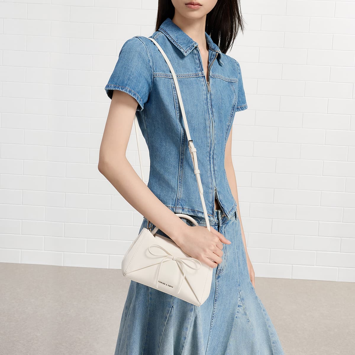 Сумка CHARLES KEITH ПУ (полиуретан) Через плечо Сумка Женские Многоцветный - изображение 4