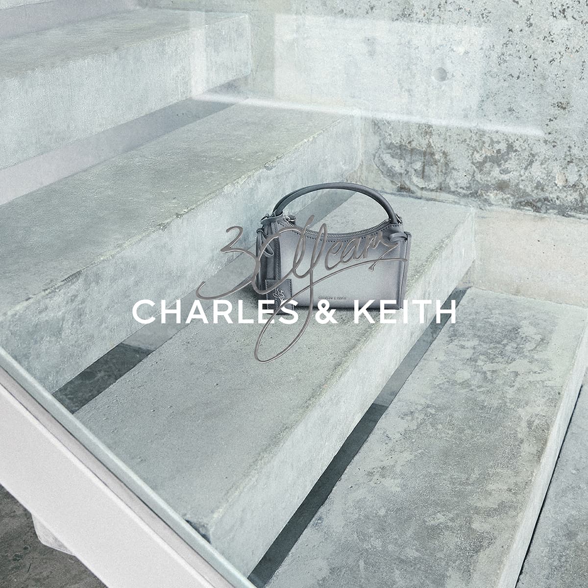 Сумка CHARLES KEITH Сумки Gray (Брелок Включен) Женские - изображение 4