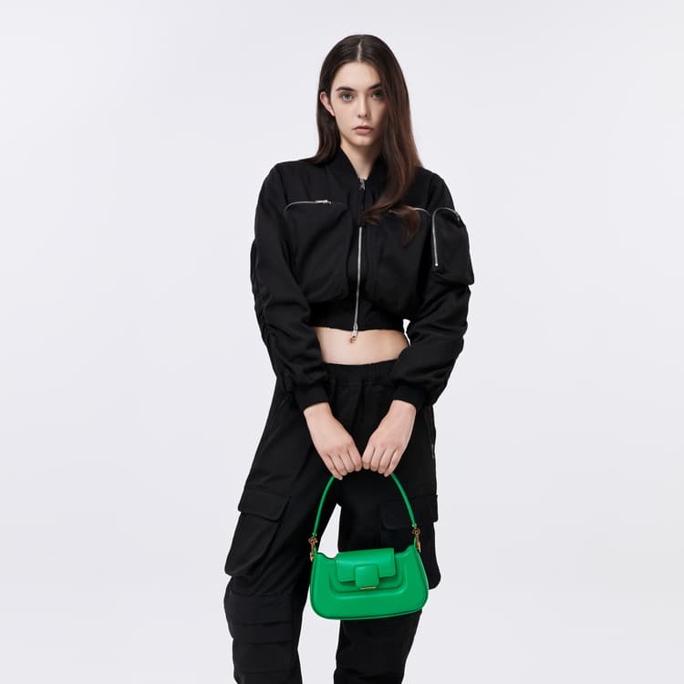 Мини-сумка CHARLES&KEITH Модная маленькая квадратная сумка KOA из PU, универсальная, через плечо, сумки, маленький размер, женский, многоцветный - изображение 4