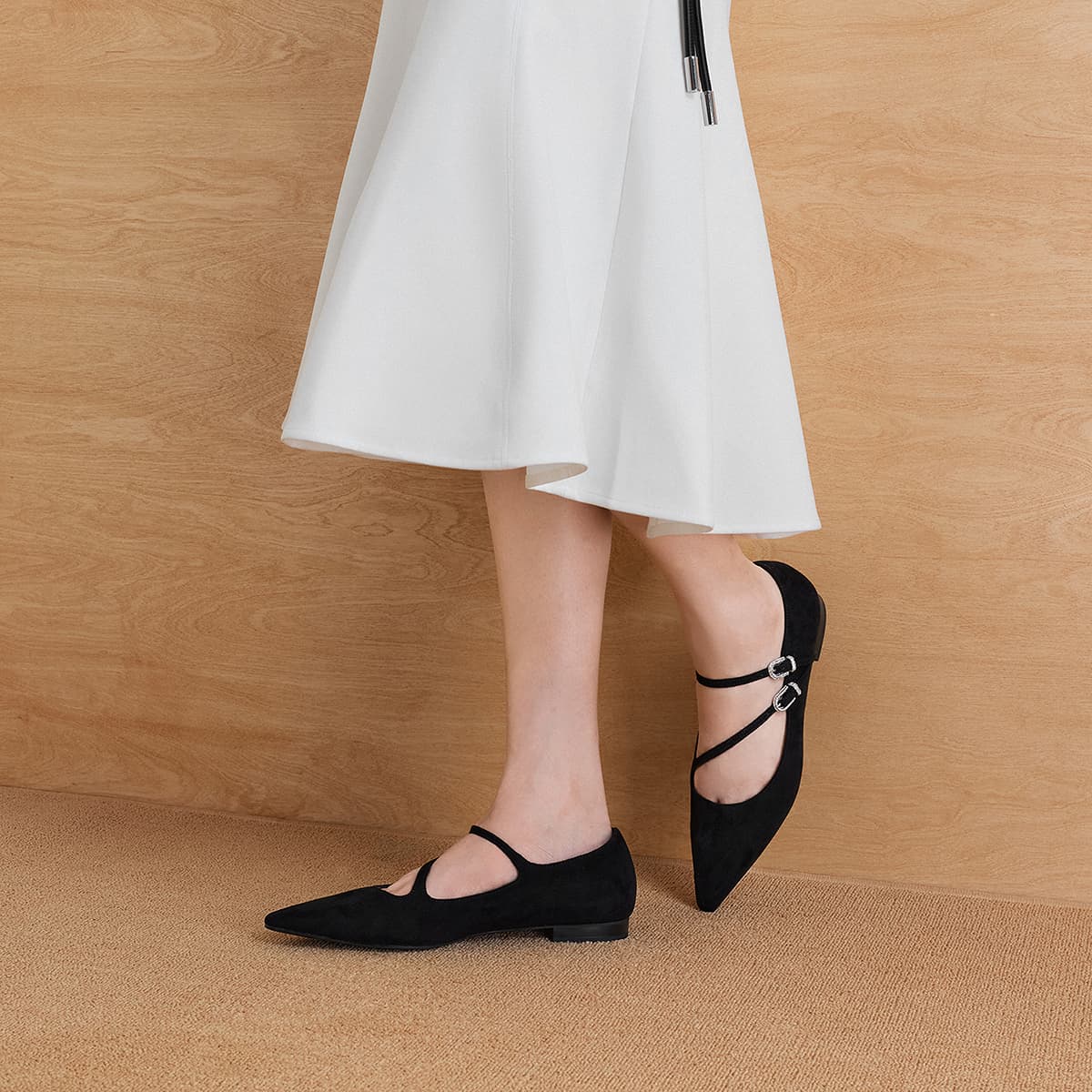 Тапочки CHARLES KEITH Женские Повседневный Обувь без подкладки Low Топ Женские - изображение 4