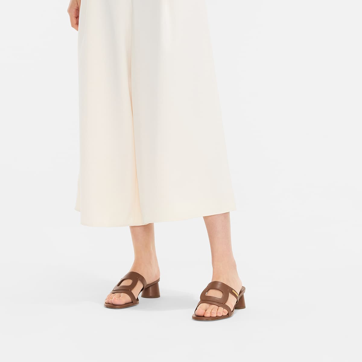Сандалии CHARLESKEITH ck 4.3cm ChalkCARAMEL - изображение 4