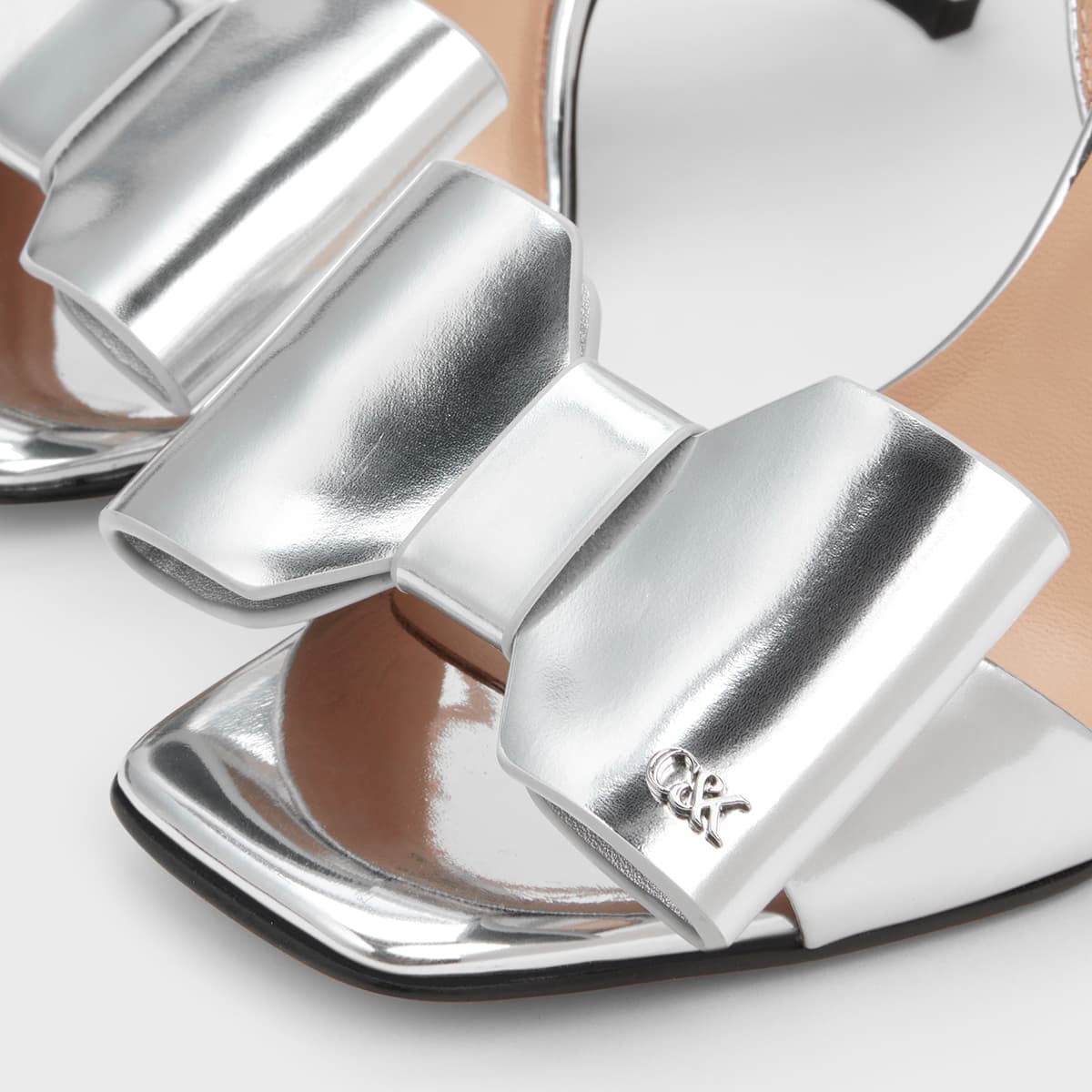 Шлёпанцы CHARLESKEITH ck 9.1cm Silver - изображение 5