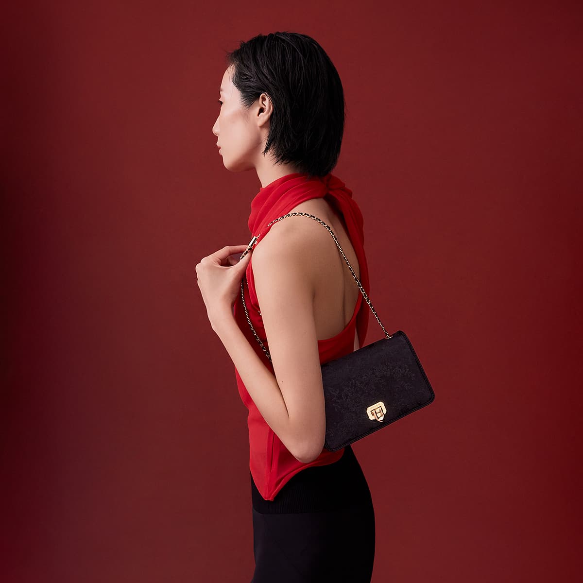 Сумка через плечо CHARLES KEITH ПУ (полиуретан) Текстильная смесь Сумка через плечо Маленькая Женская - изображение 6