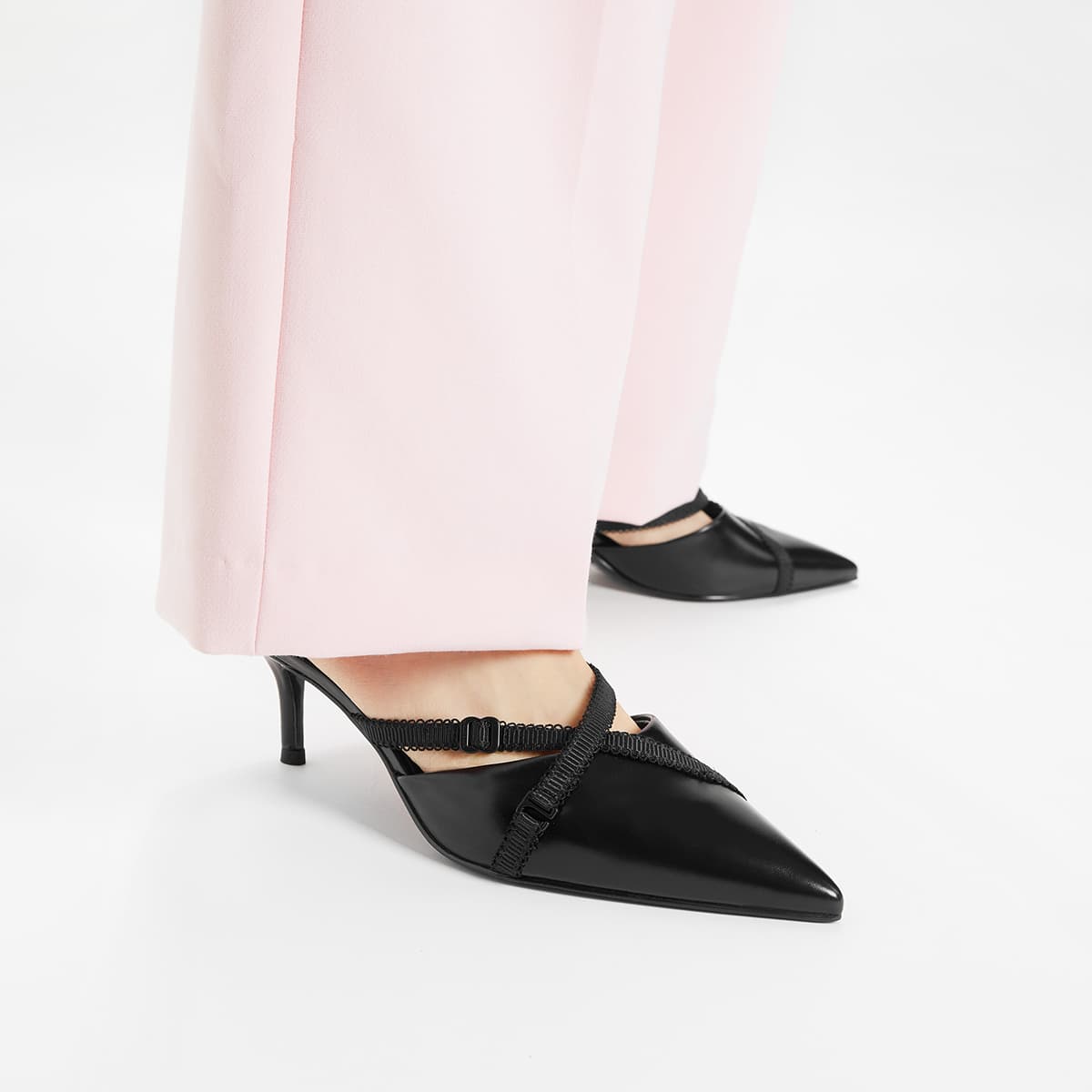 Сандалии CHARLESKEITH ck 6.3cm SilverNudeBlack - изображение 5
