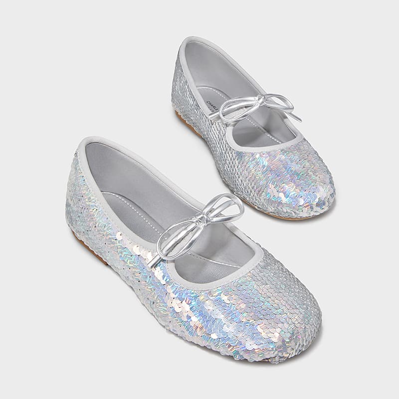 CHARLES KEITH Низкие кеды серебристые детские - изображение 4