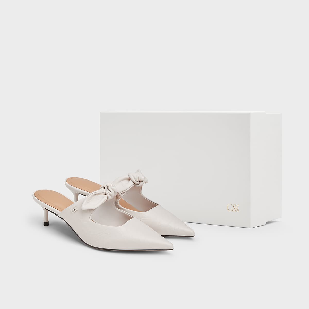 Сандалии CHARLES KEITH Композитная подошва Закрытые тапочки 5 5 см Женские - изображение 4