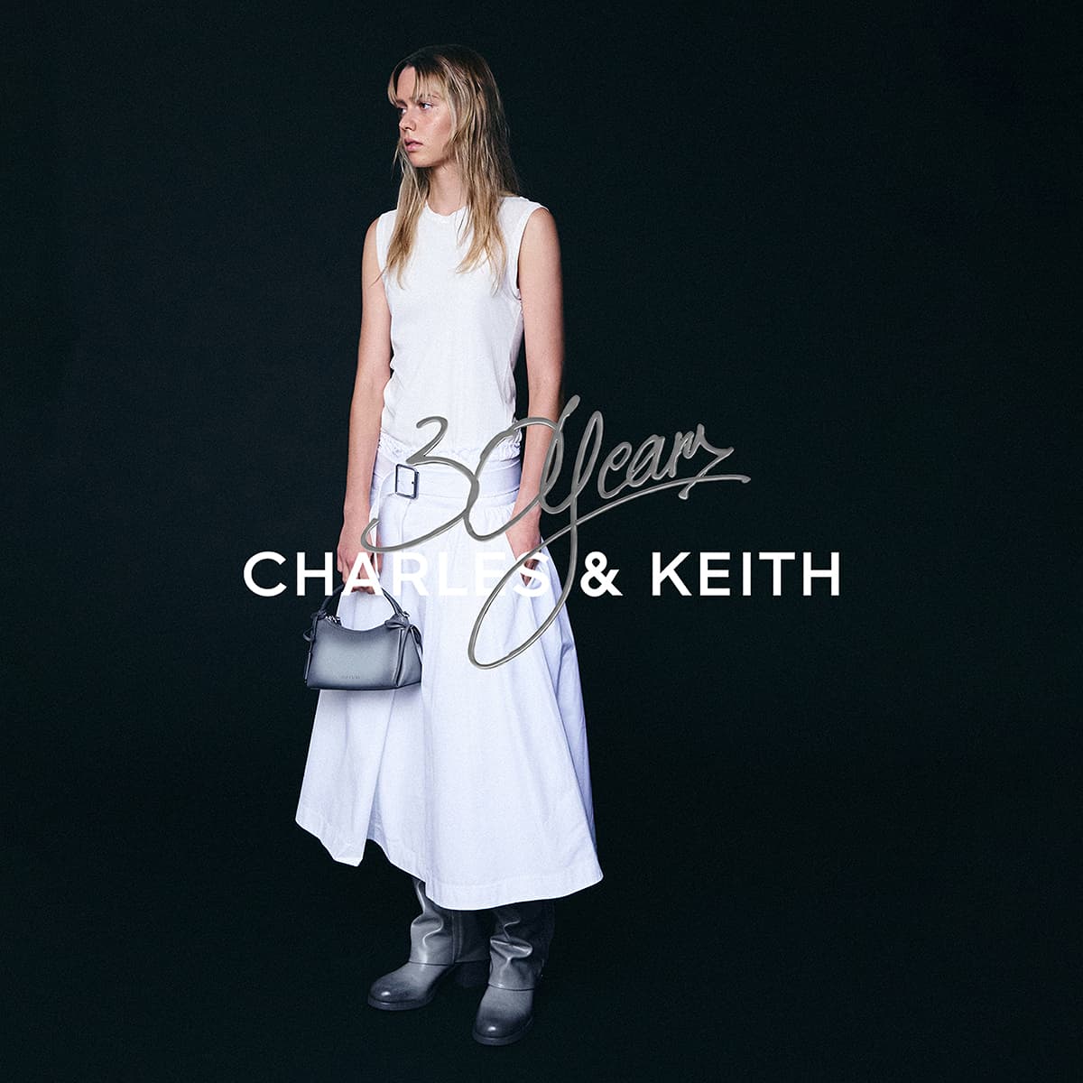 Сумка CHARLES KEITH Сумки Gray (Брелок Включен) Женские - изображение 5
