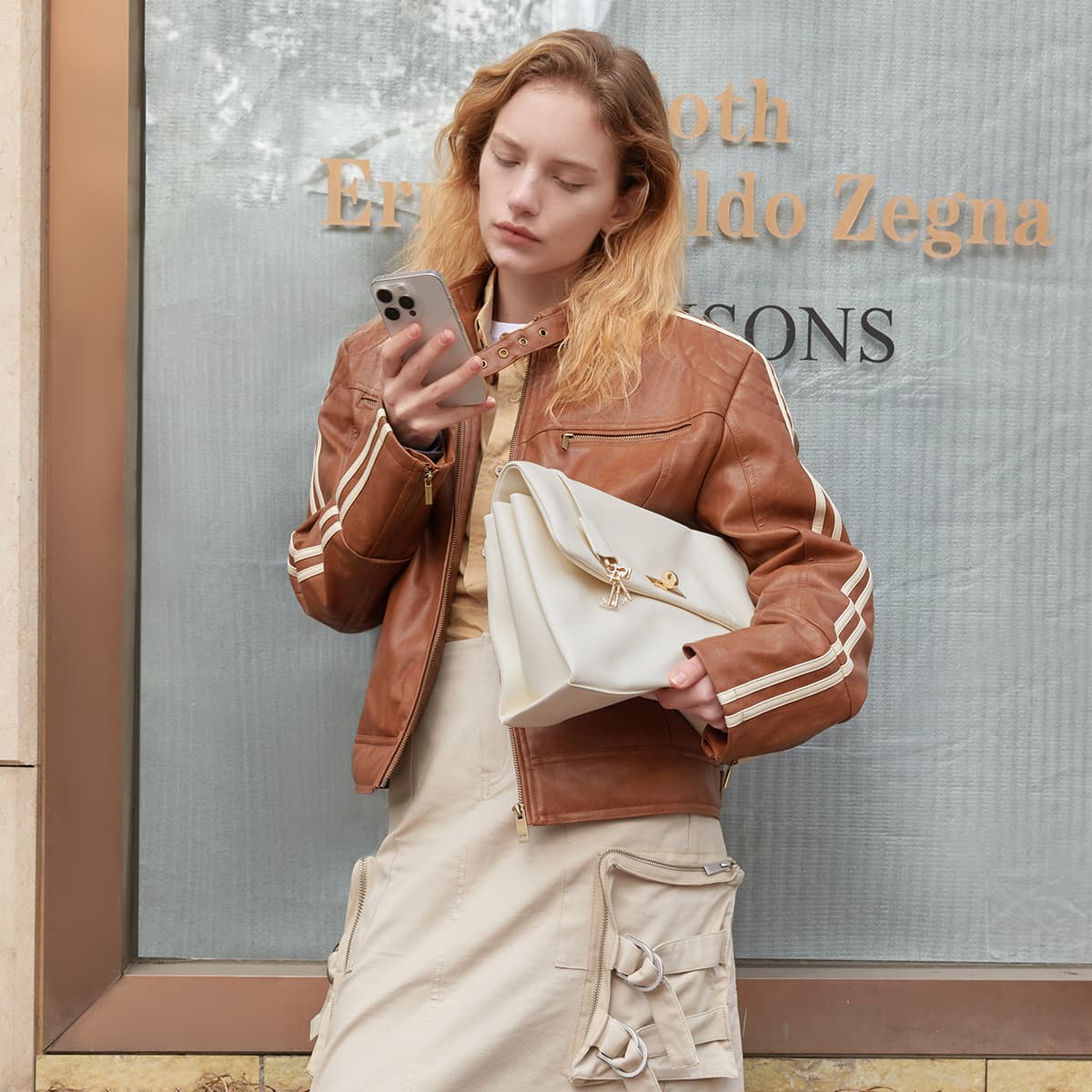Мини-сумка CHARLES&KEITH Kerry курьерская сумка емкость сумка на плечо брелок включен PU большие женские черный/молочно-белый/пурпурно-красный - изображение 5