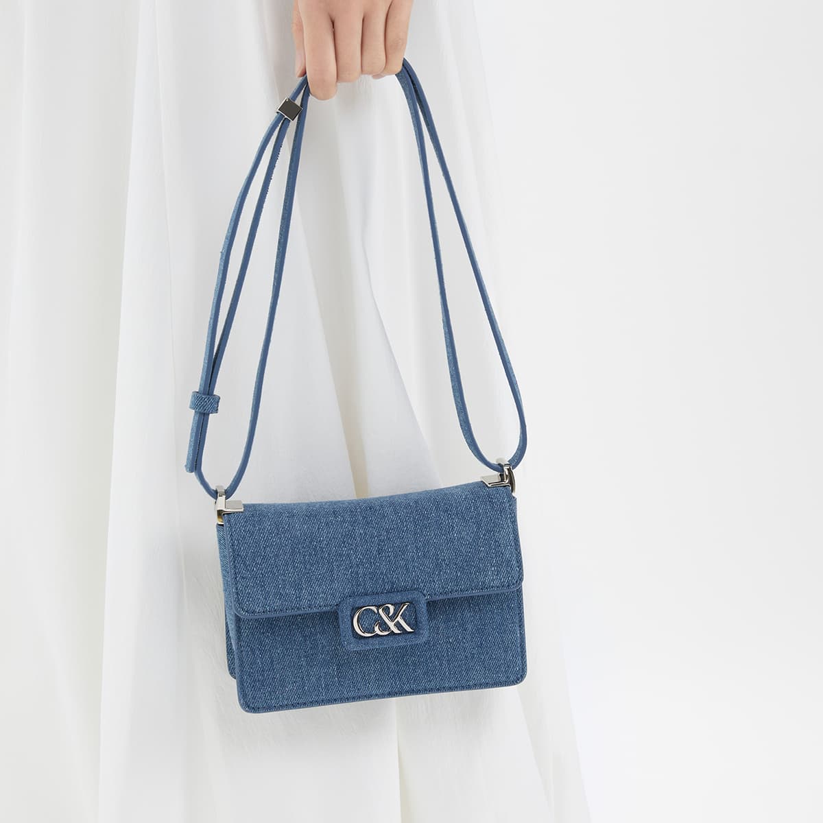 Сумка через плечо CHARLESKEITH ck CognacBlueBlack - изображение 6