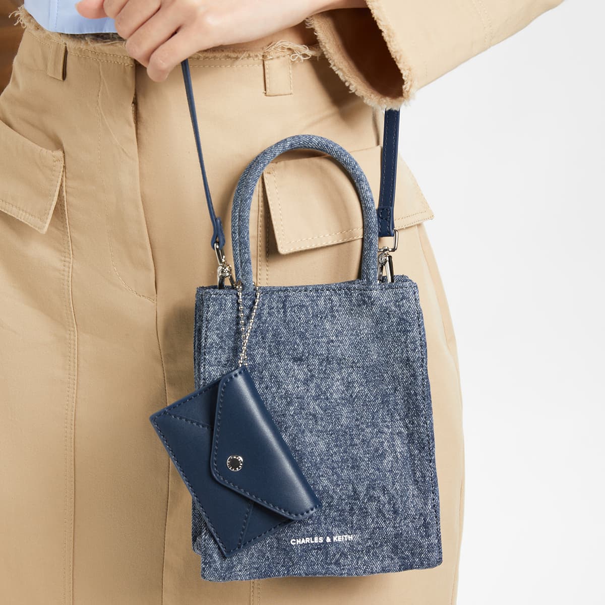 Мини-сумка CHARLESKEITH ck Denim Blue - изображение 5