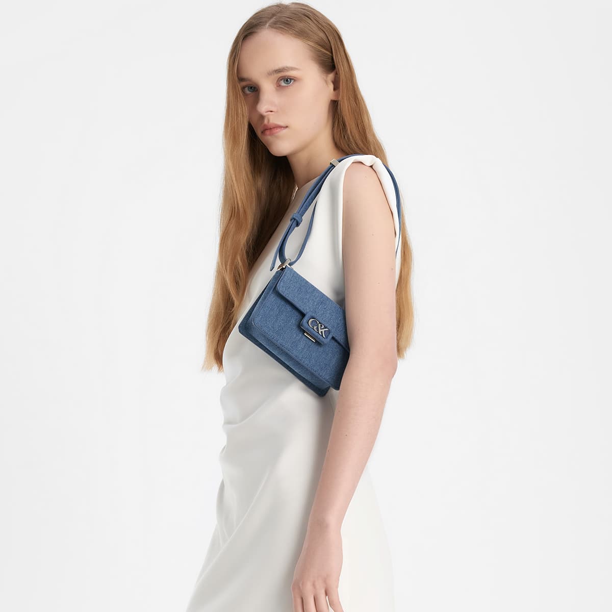 Сумка через плечо CHARLESKEITH ck CognacBlueBlack - изображение 5