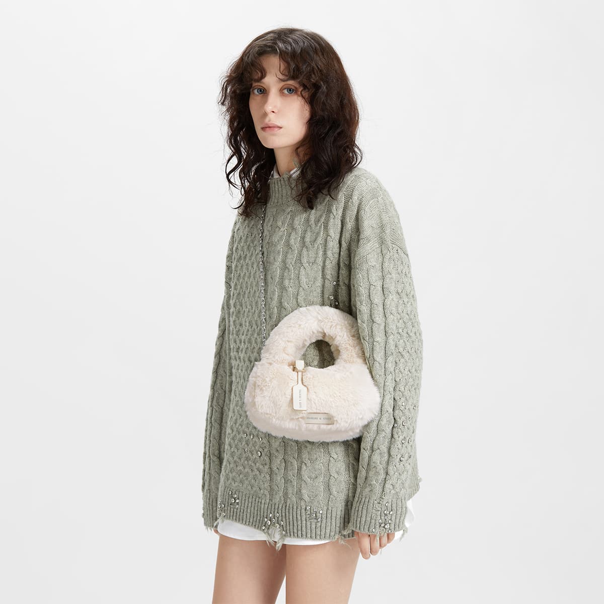 Сумка через плечо CHARLESKEITH CreamOrange - изображение 4
