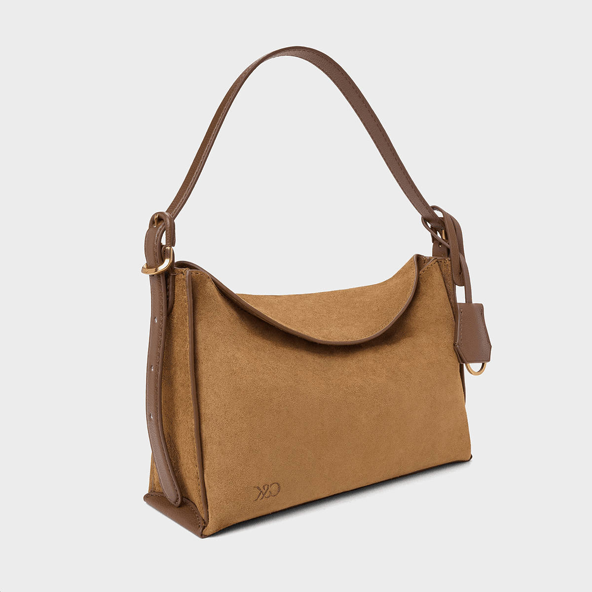 Мини-сумка CHARLES KEITH Сумка через плечо Коричневая (Брелок включен) Женская - изображение 4