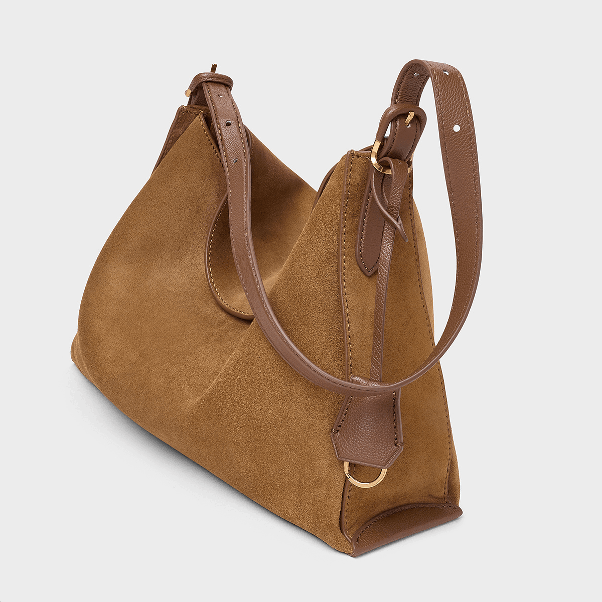 Мини-сумка CHARLES KEITH Сумка через плечо Коричневая (Брелок включен) Женская - изображение 4