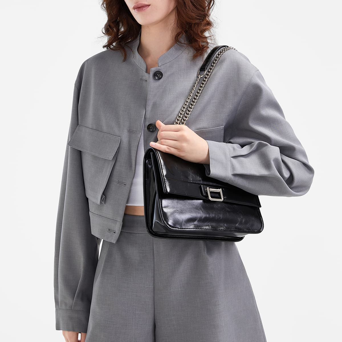 Сумка через плечо CHARLESKEITH ck NoirDark Brown - изображение 6