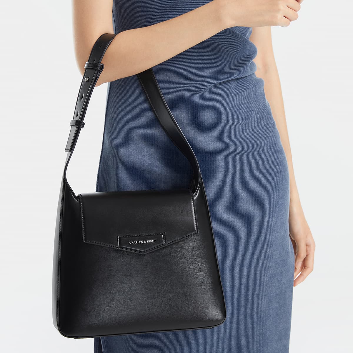 Мини-сумка CHARLESKEITH ck PU NoirOatSlate Blue - изображение 4