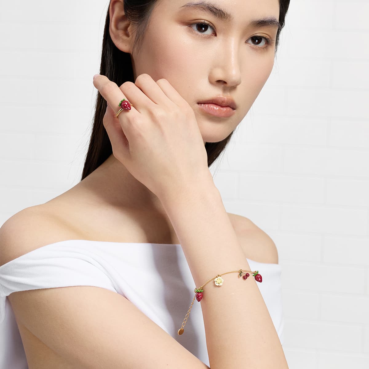 Кольцо CHARLES KEITH Латунный Кольца Женские Золото - изображение 4