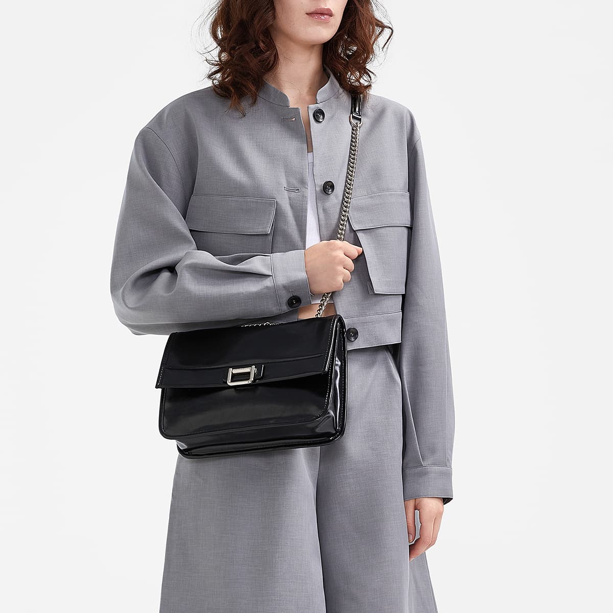 Сумка через плечо CHARLESKEITH ck NoirDark Brown - изображение 5