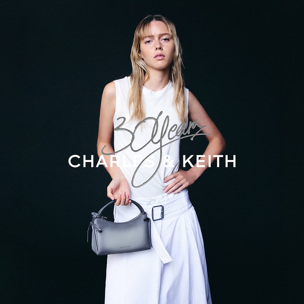Сумка CHARLES KEITH Сумки Gray (Брелок Включен) Женские - изображение 7
