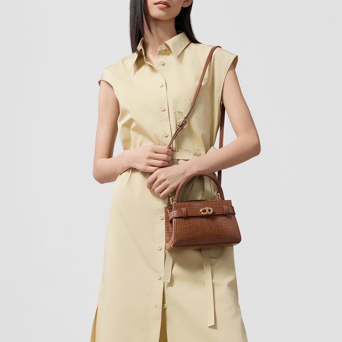 Сумка CHARLES KEITH ПУ (полиуретан) Через плечо Сумки Женские Многоцветный - изображение 3