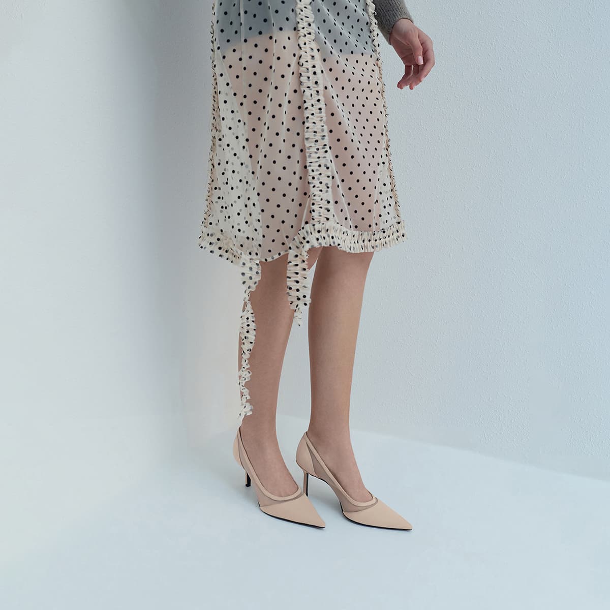 Туфли CHARLES KEITH Высокие каблуки Low Топ Женские - изображение 4