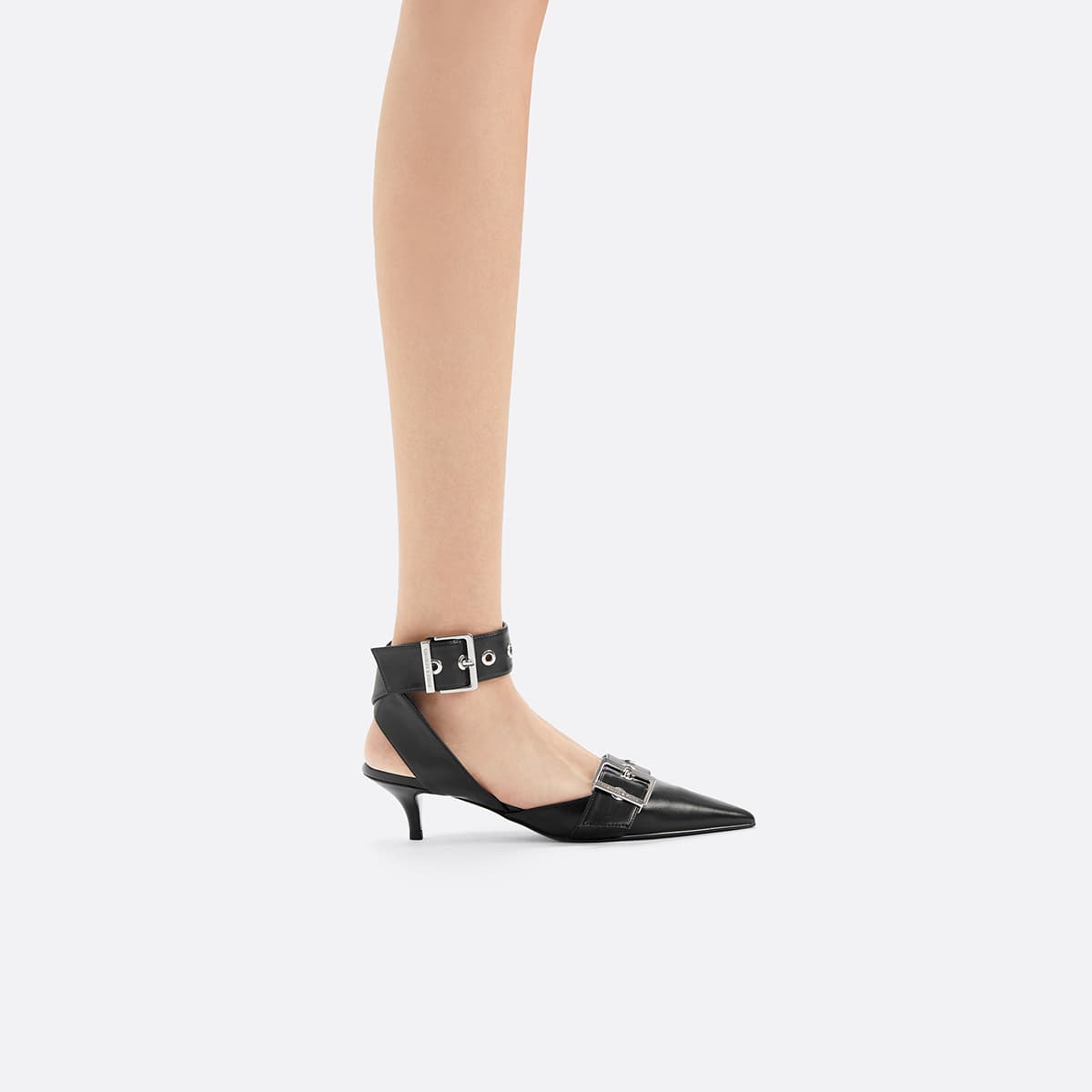 Шлёпанцы CHARLESKEITH ck PU 5.3cm BlackWhite - изображение 4