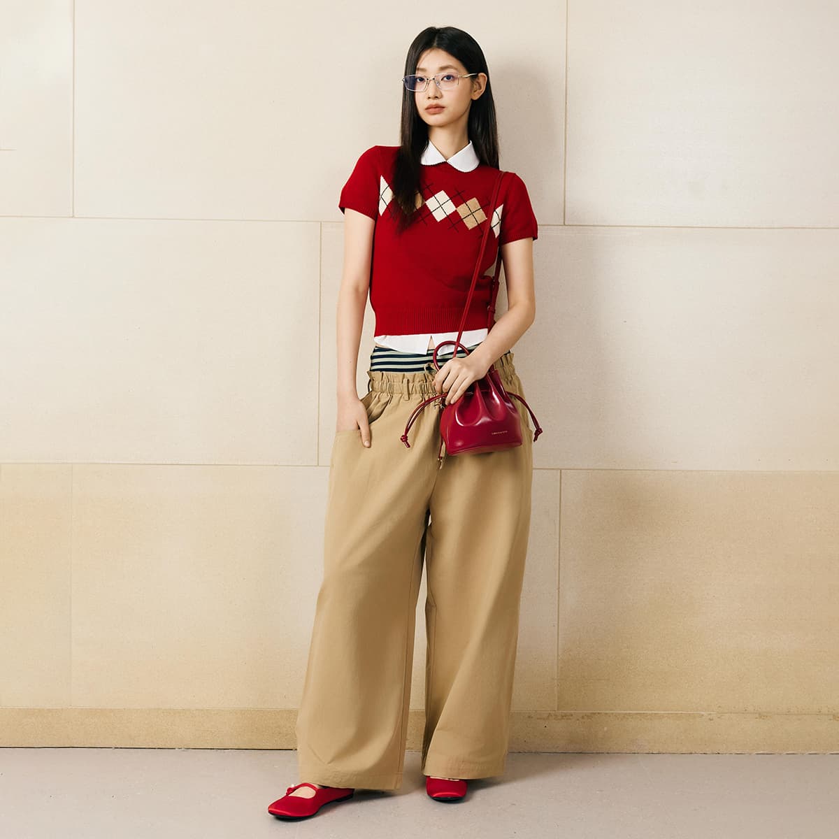 Сумка CHARLESKEITH ck 26 PU Tomato Red - изображение 5