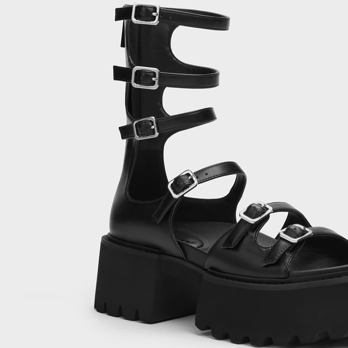 Сандалии CHARLESKEITH ck PU 5.6cm Black - изображение 6