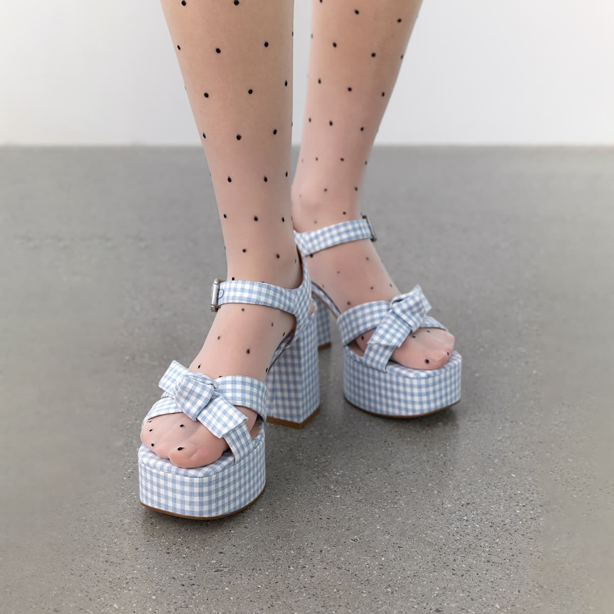 Туфли CHARLES KEITH Маленький CK Ткань Высокие каблуки 9,5 см Женские - изображение 8
