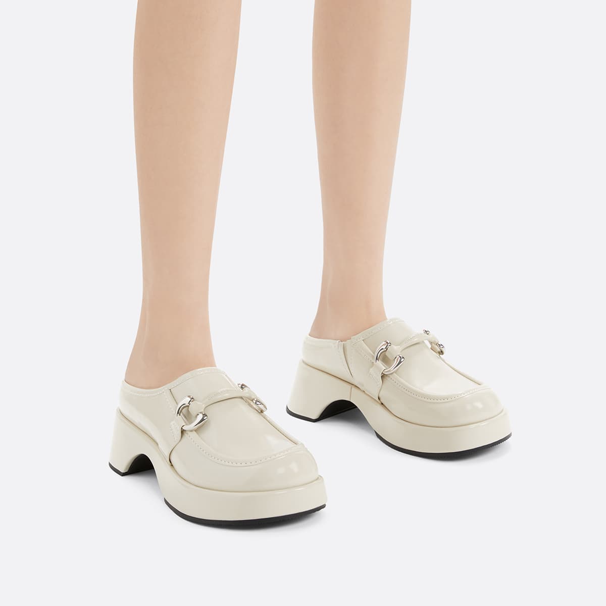 Сандалии CHARLESKEITH ck 5.2cm Black BoxChalkDark Brown - изображение 4