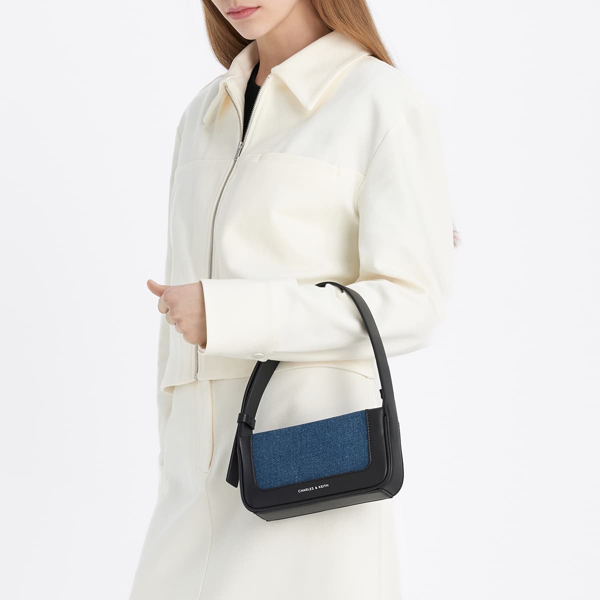 Сумка через плечо CHARLESKEITH ck Denim BlueTan - изображение 5