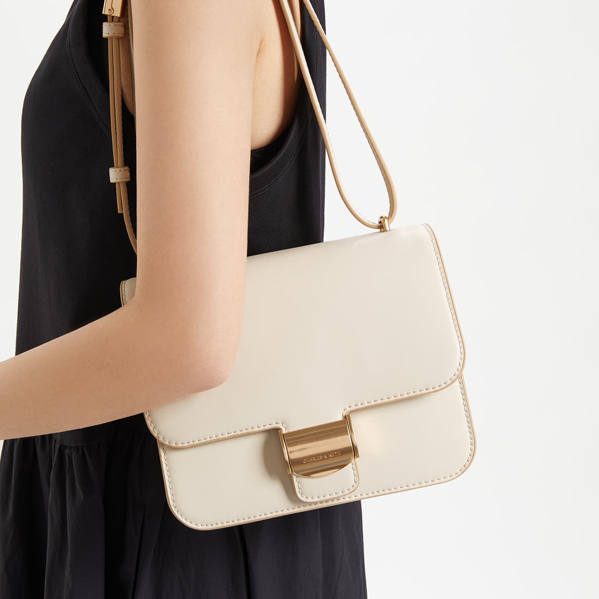 Сумка через плечо CHARLESKEITH ck BeigeChocolate - изображение 4