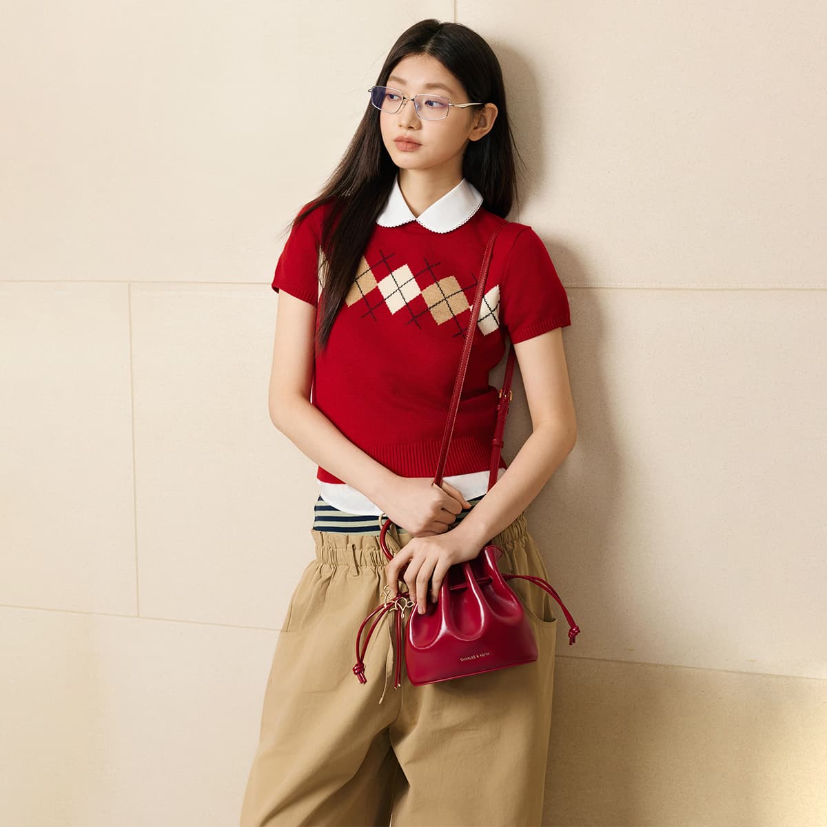 Сумка CHARLESKEITH ck 26 PU Tomato Red - изображение 4