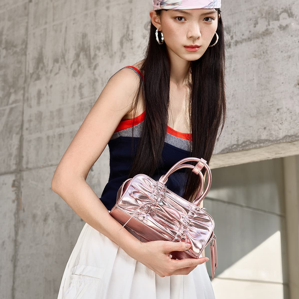 Сумка CHARLES KEITH ПУ (полиуретан) Сумки Маленький Женские Многоцветный - изображение 5