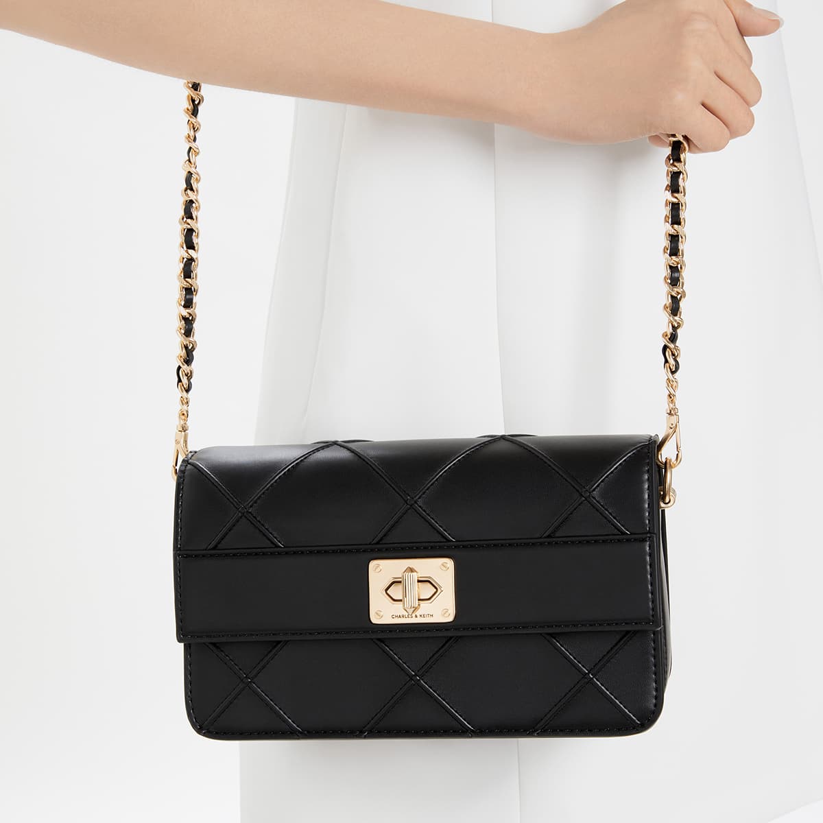 Сумка через плечо CHARLESKEITH ck PU CreamBlack - изображение 11