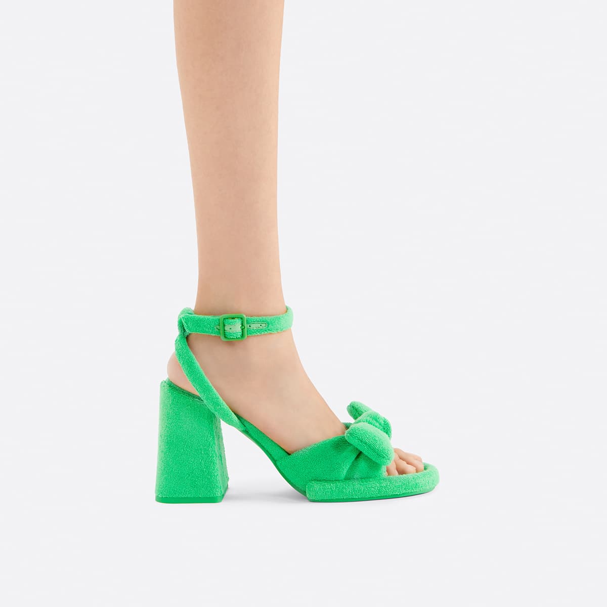 Шлёпанцы CHARLESKEITH ck PU 9.5cm PinkBLACK TEXTUREDGreen - изображение 4