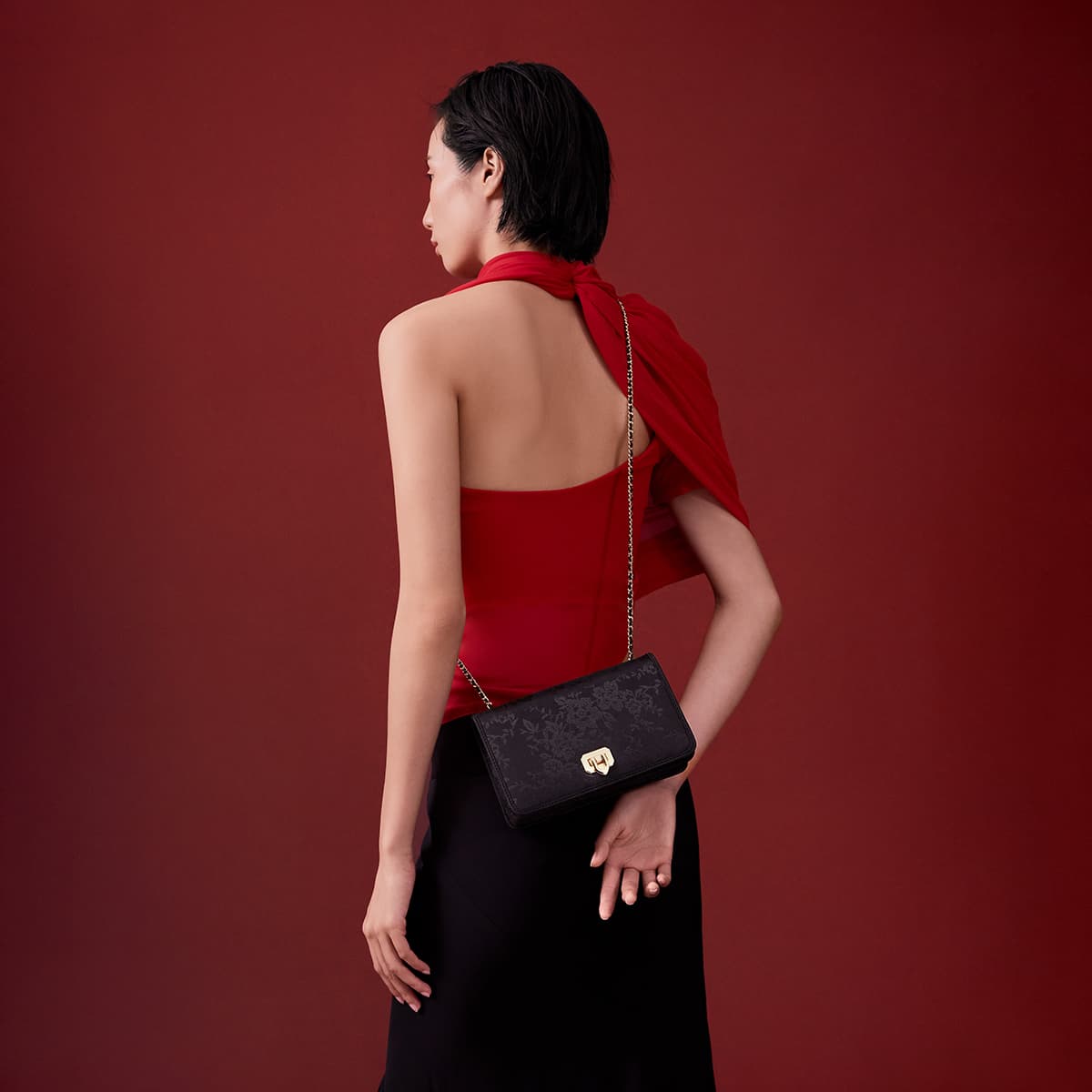 Сумка через плечо CHARLES KEITH ПУ (полиуретан) Текстильная смесь Сумка через плечо Маленькая Женская - изображение 7