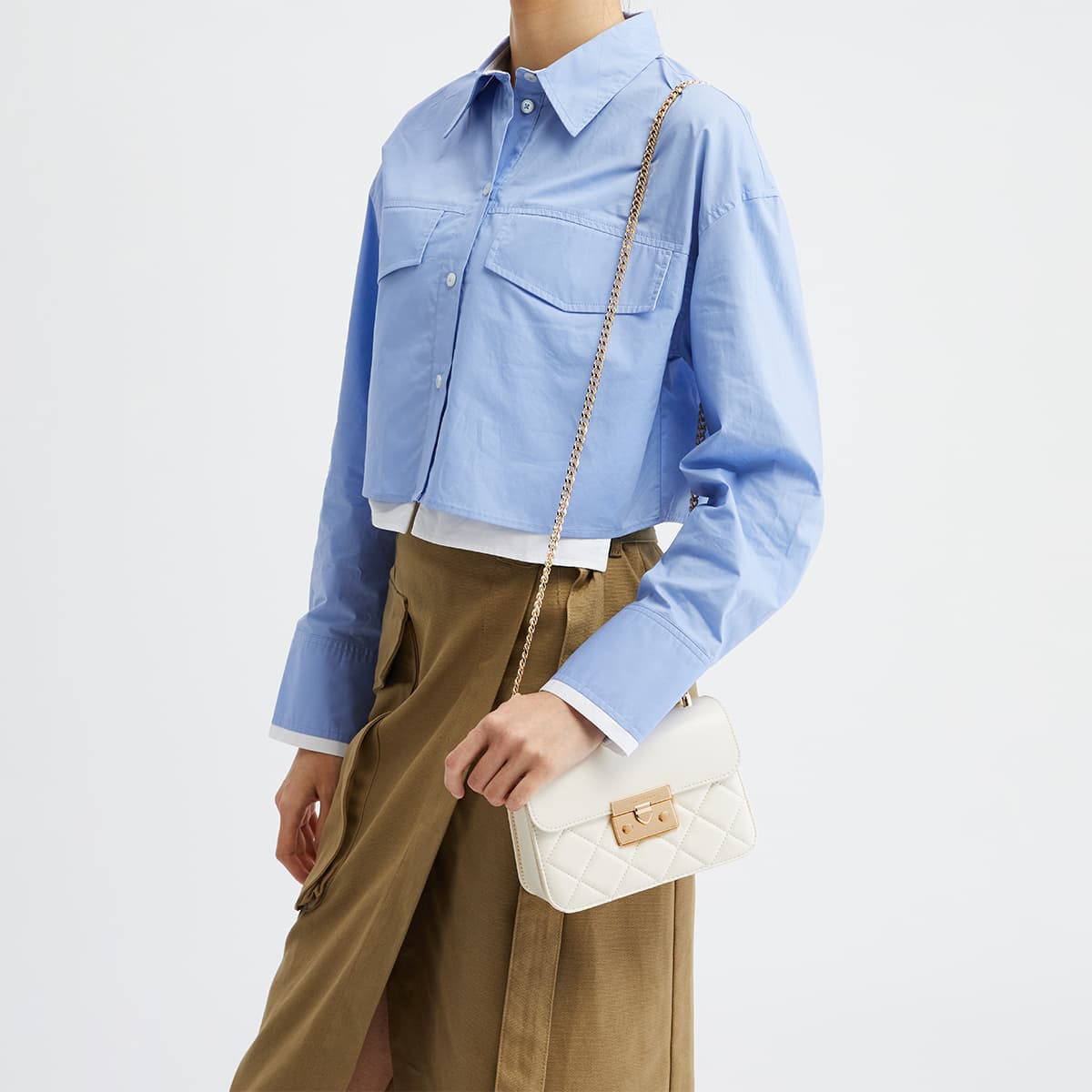 Сумка через плечо CHARLESKEITH BlackIvory - изображение 4