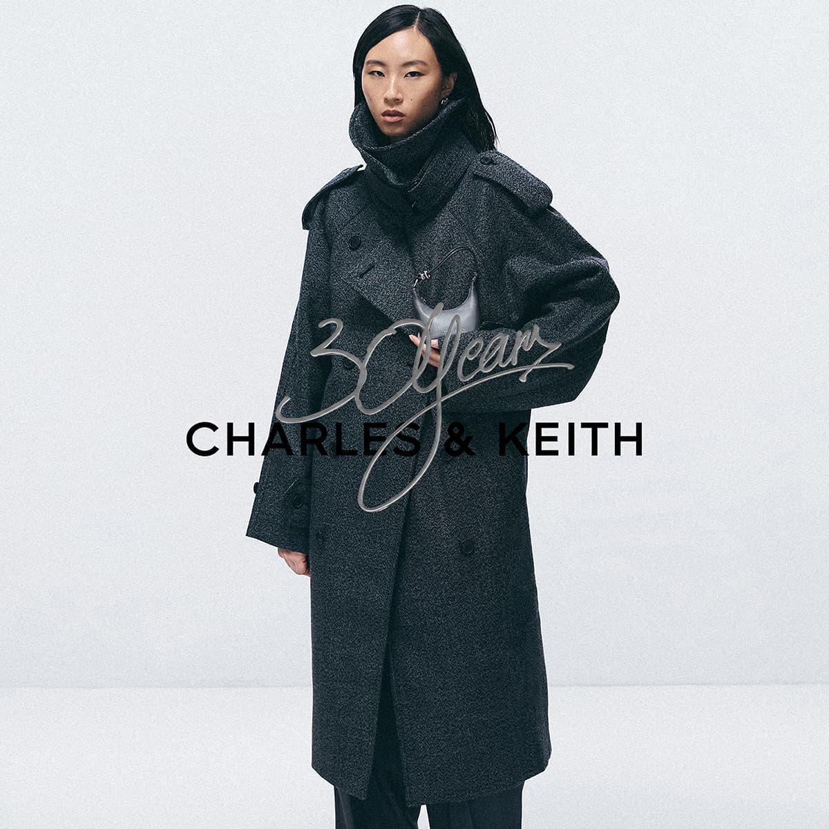 Мини-сумка CHARLES KEITH Сумки через плечо Серый Женские - изображение 6