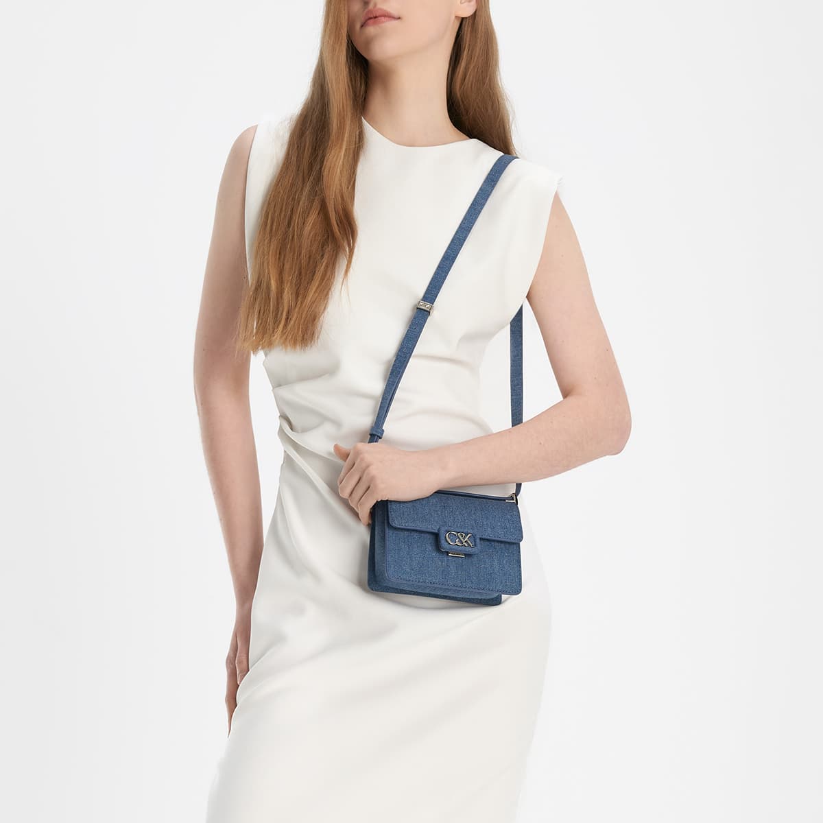 Сумка через плечо CHARLESKEITH ck CognacBlueBlack - изображение 4