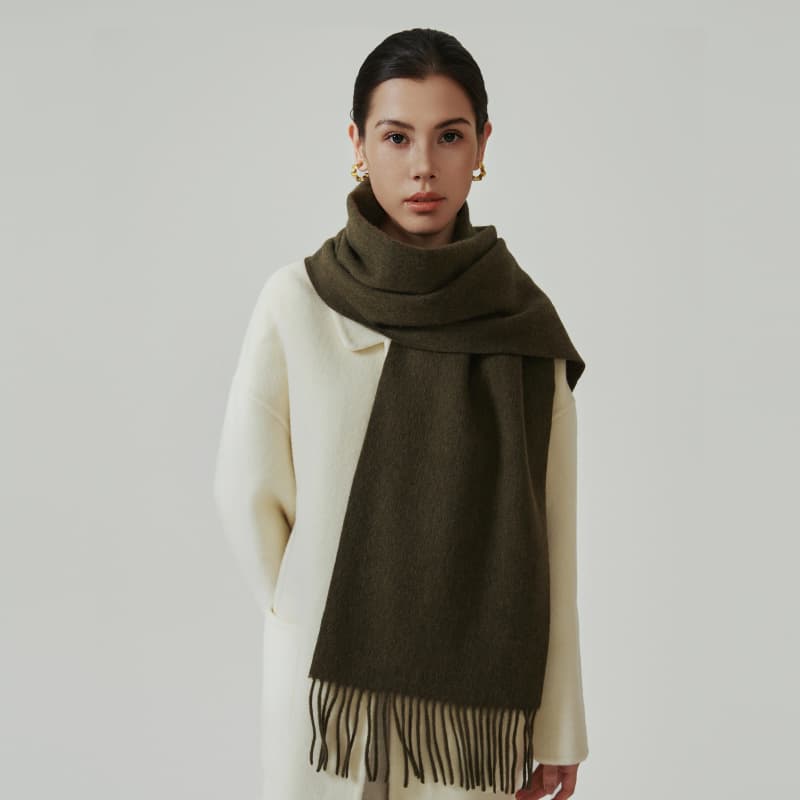 Шарф AAJF Wool Knit Шарфы Женские - изображение 3